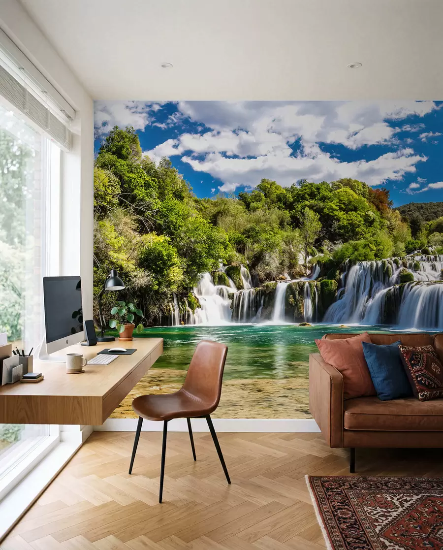 peintures murales Eau, nuages et ciel u55775
