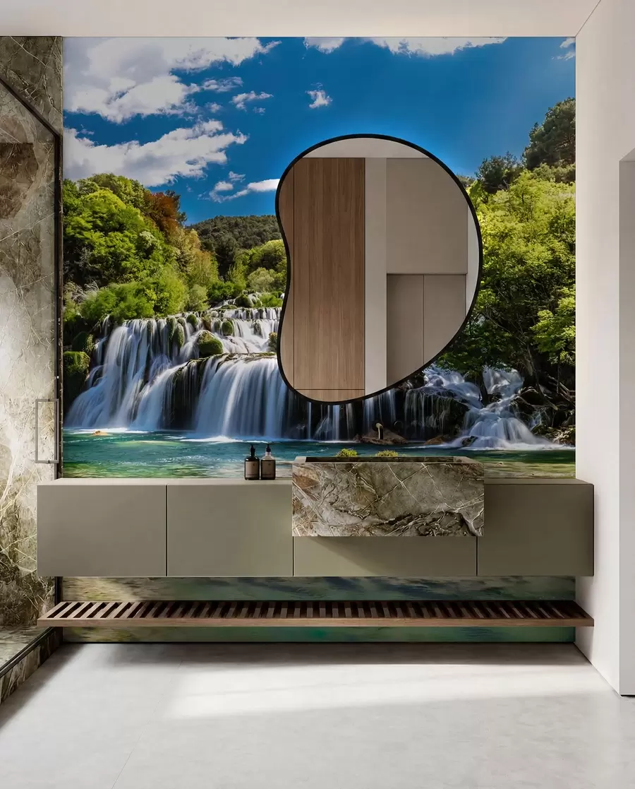 wall murals Water, cloud e sky u55775