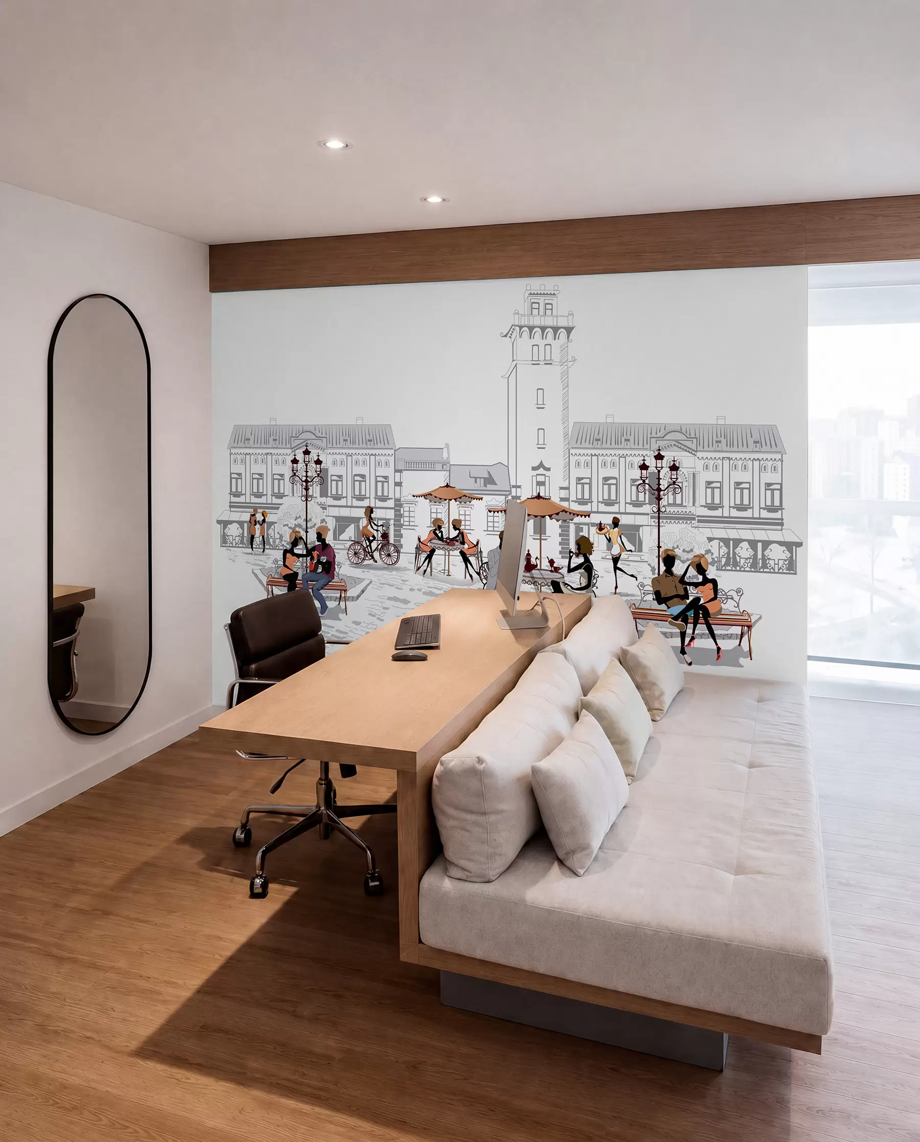 Wall Mural Photo Wallpaper Urban design, font e art u56109