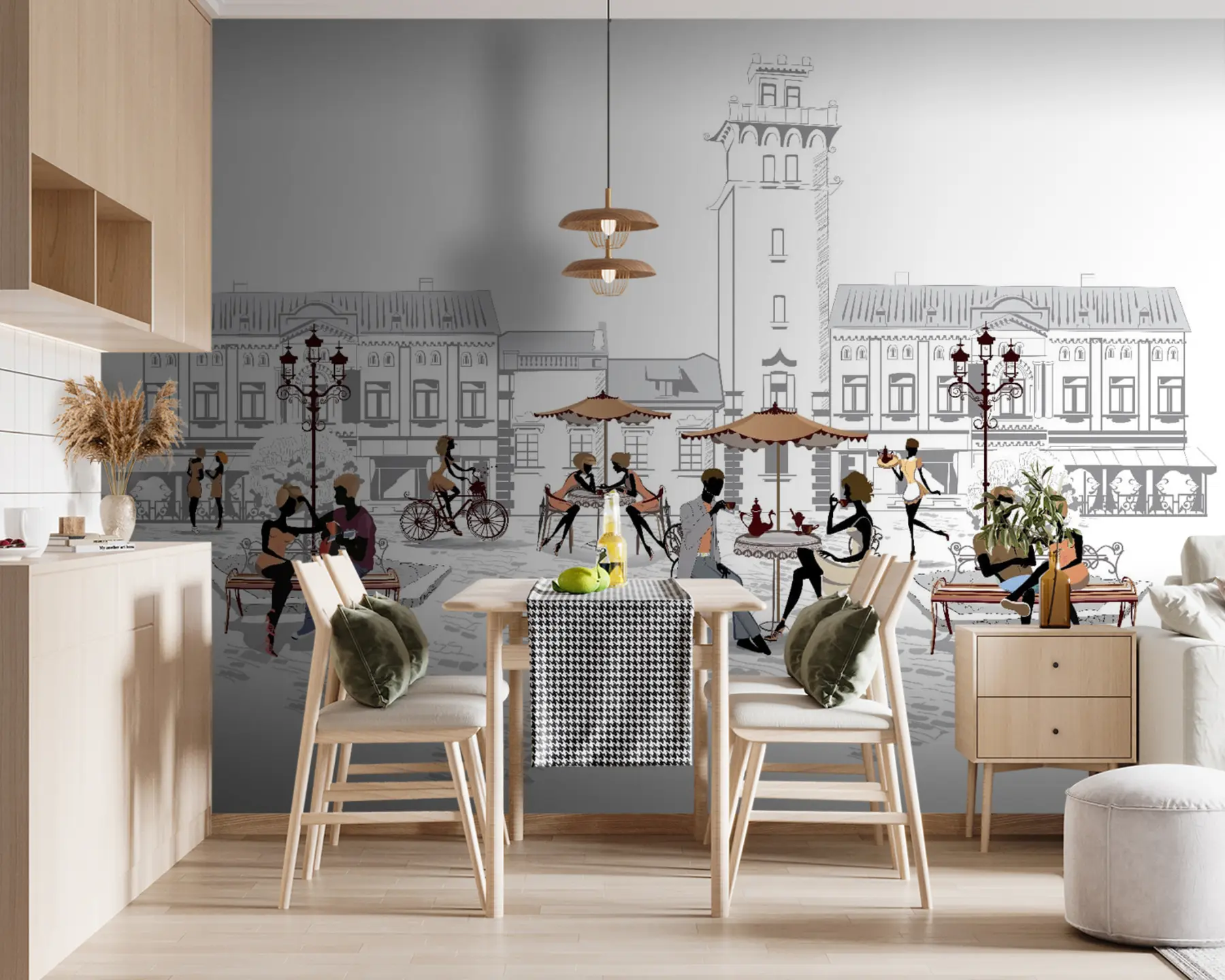 peintures murales Design urbain, polices de caractères et art u56109