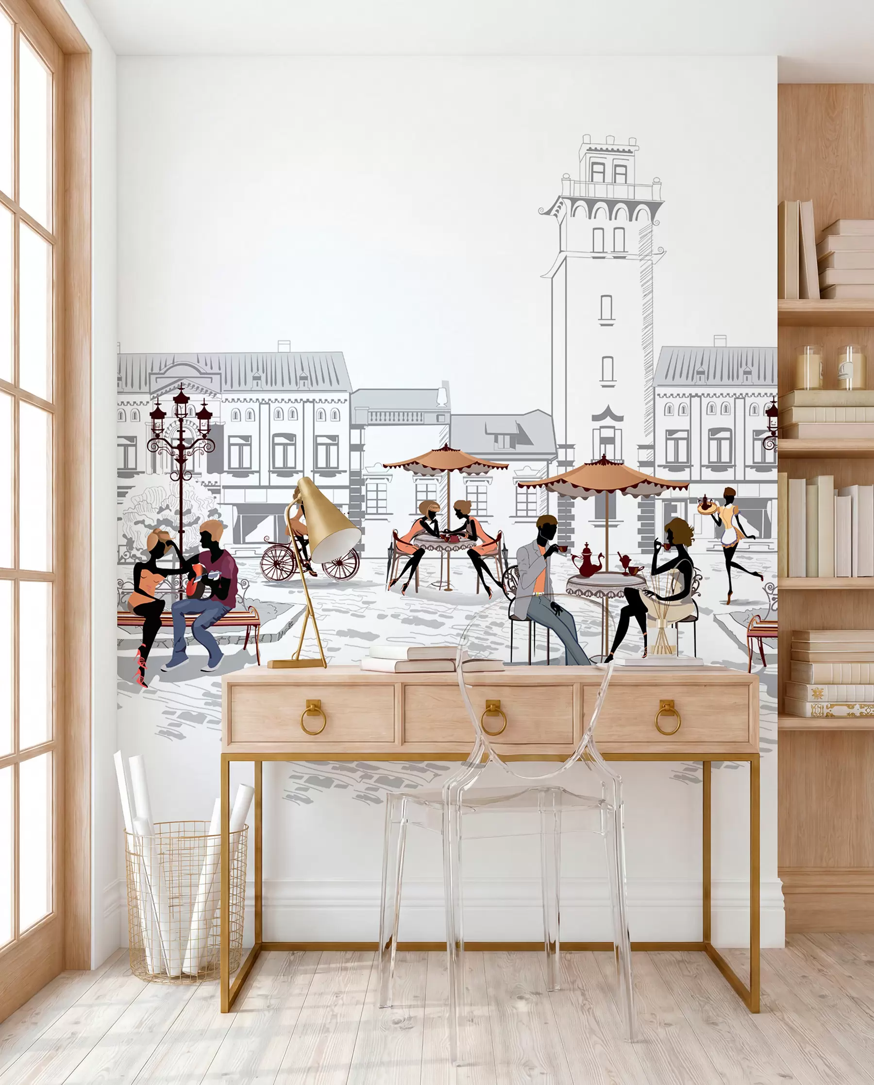 Wall Mural Photo Wallpaper Urban design, font e art u56109