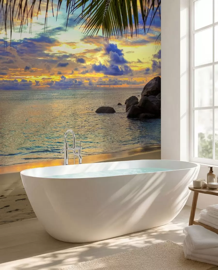 wall murals Water, cloud e sky u56299