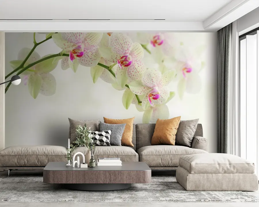 murales Flor, planta y agua u56335