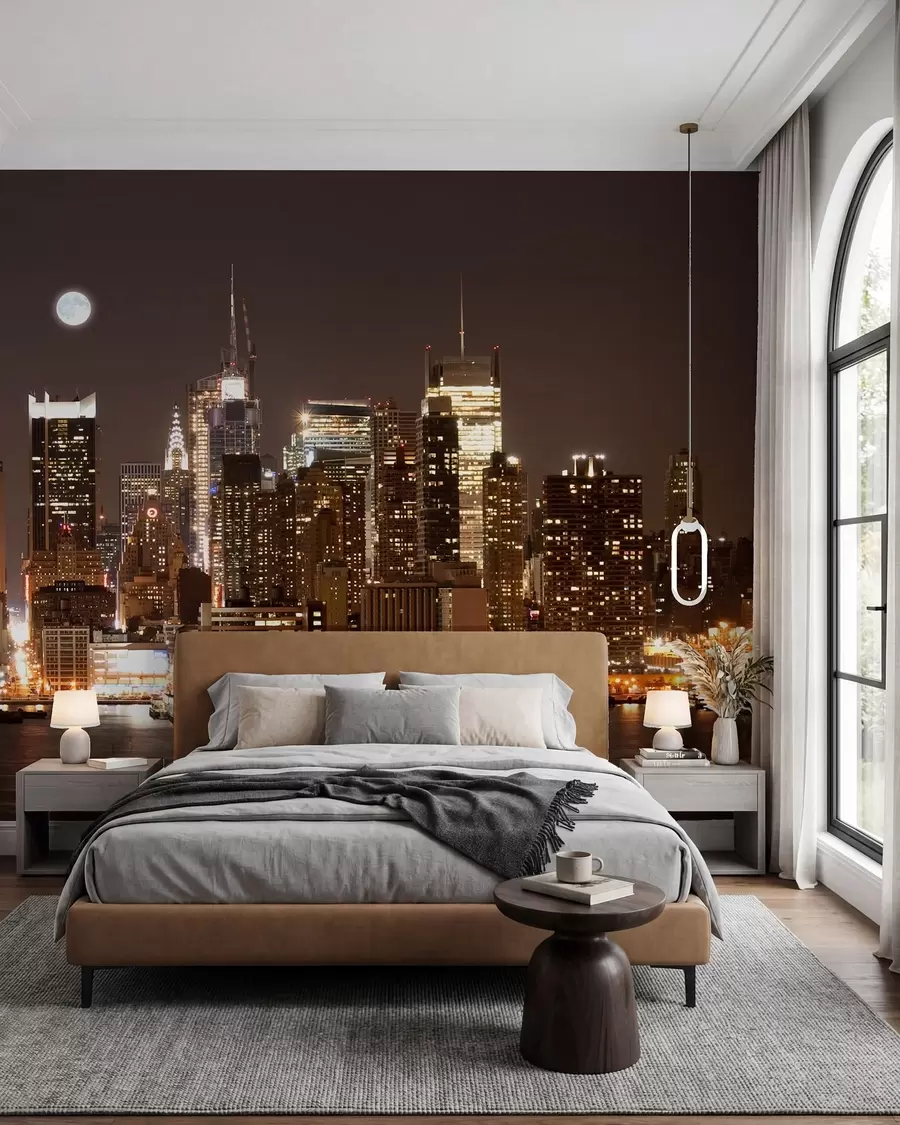 wall murals New York waterfront u57923