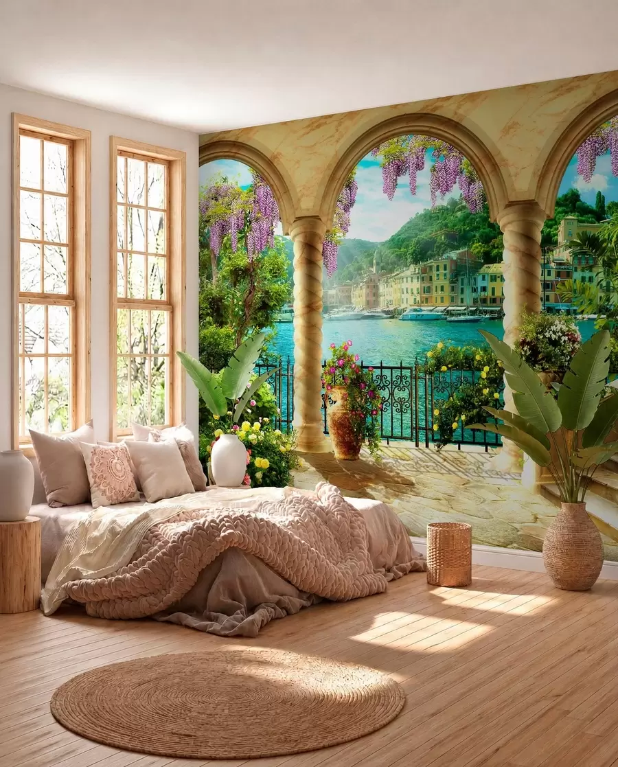 Wall Mural Photo Wallpaper Flower, water e plant u79431