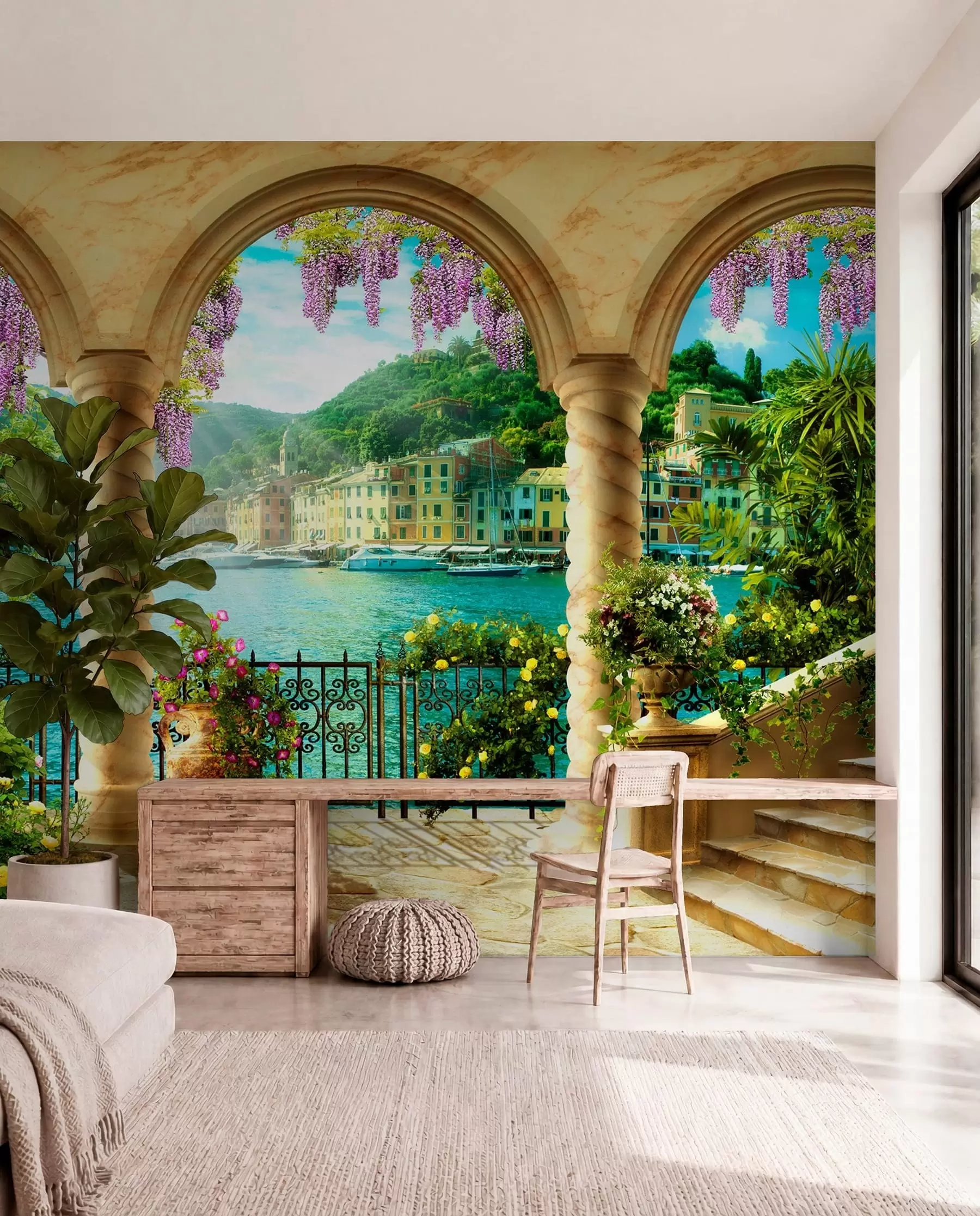 Wall Mural Photo Wallpaper Flower, water e plant u79431