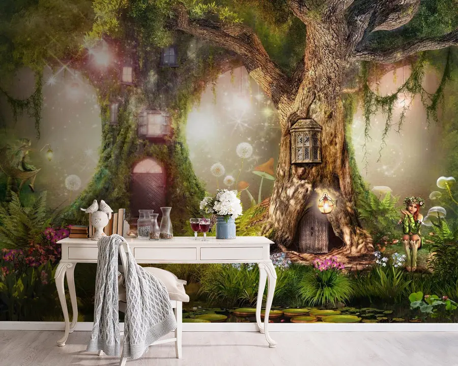 Wall Mural Photo Wallpaper Plant, light e natural landscape u84360