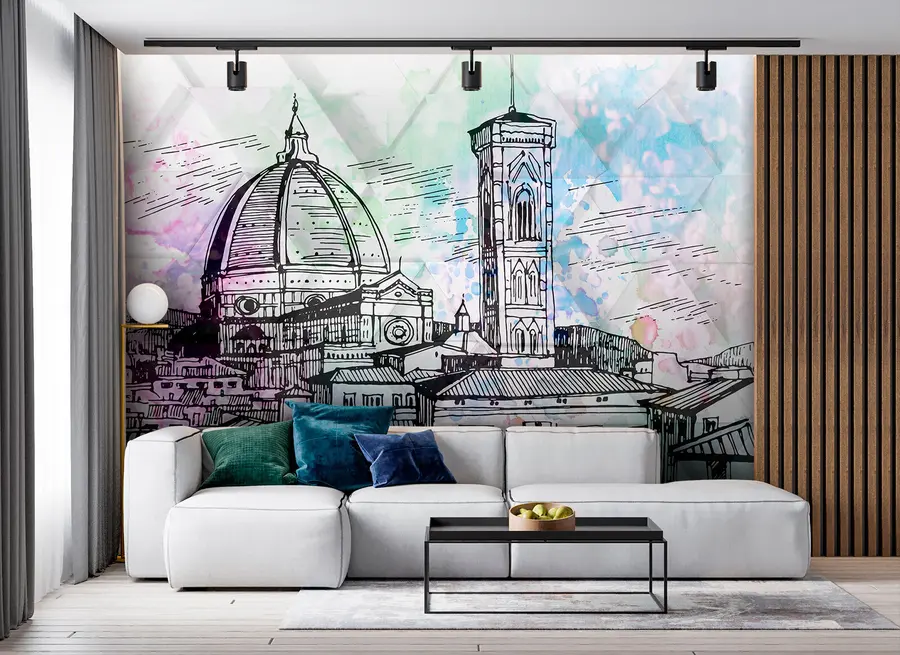 peintures murales Italie Florence u73448