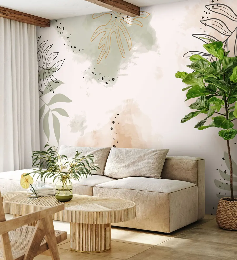 murales Hojas - formas de la naturaleza u73684