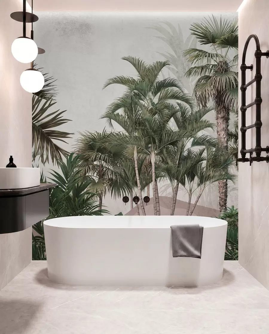 wall murals Palm trees and tropics u73805