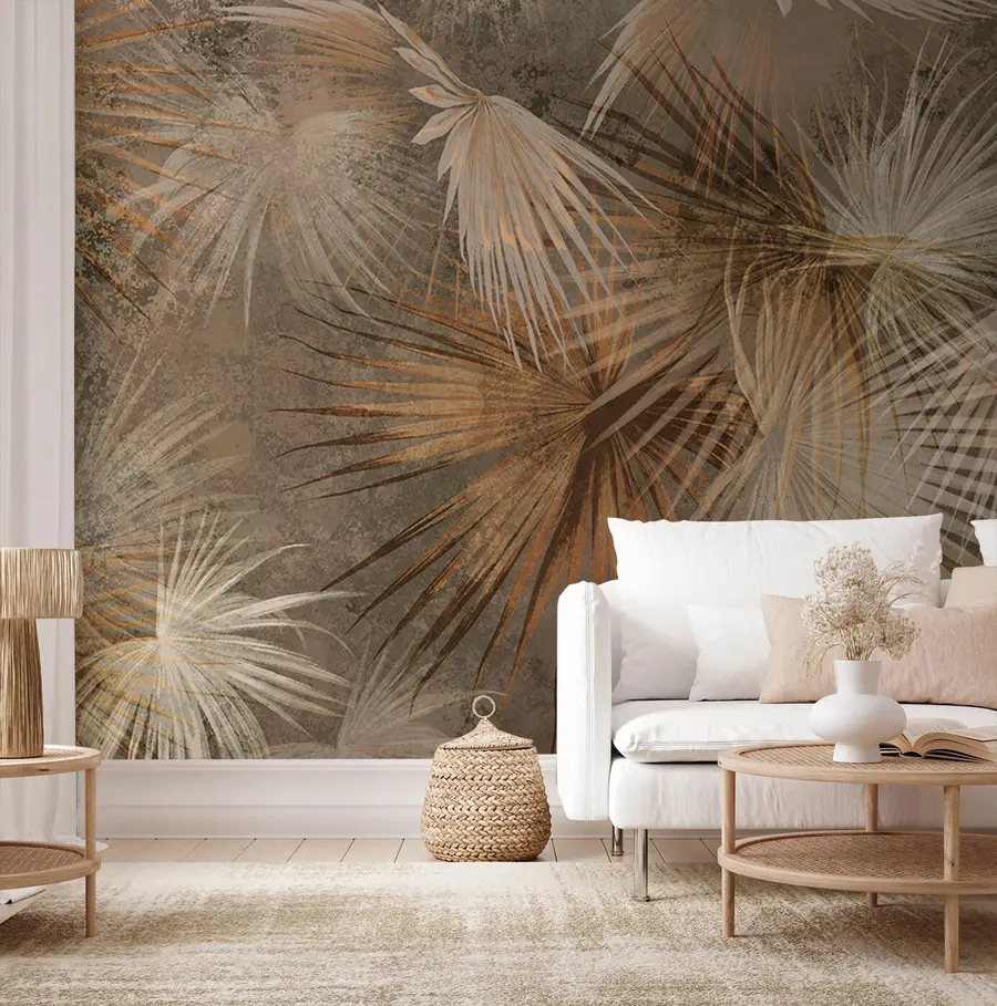wall murals Tropical leaves u93539