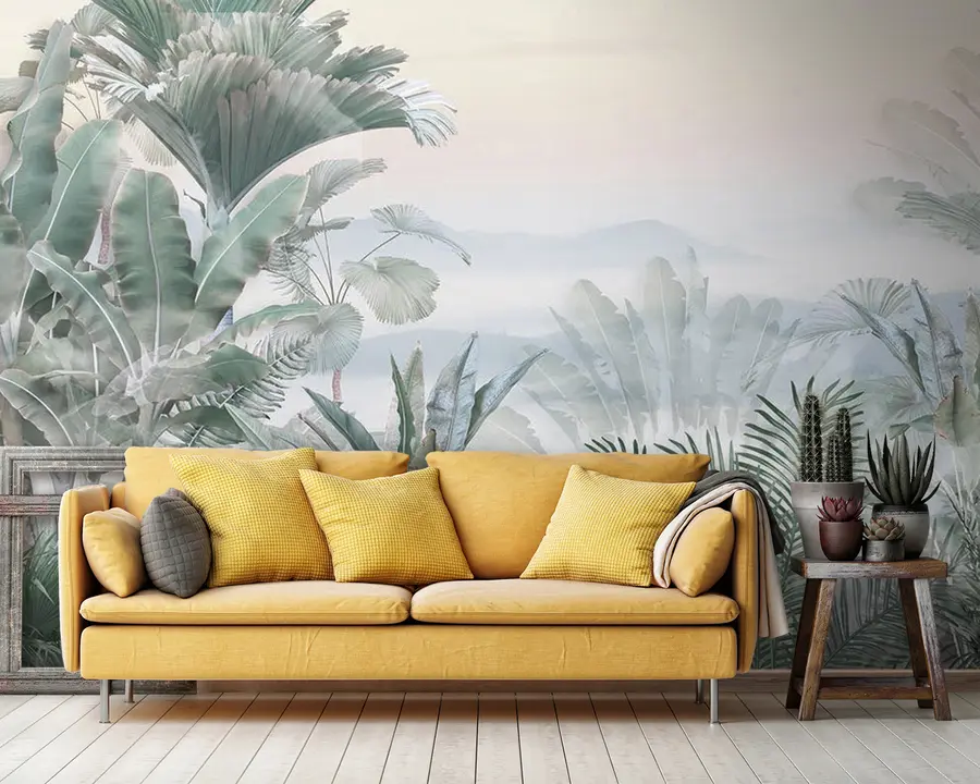 Wall Mural Photo Wallpaper Foggy tropics u93233