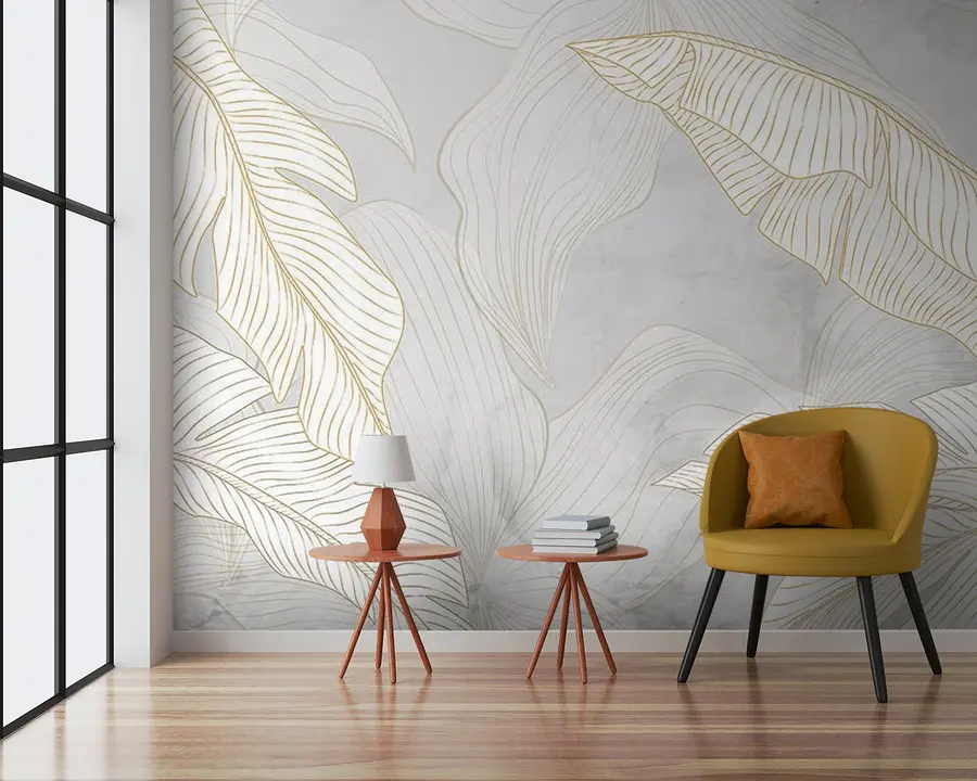 murales Hoja, rama e arte u93319