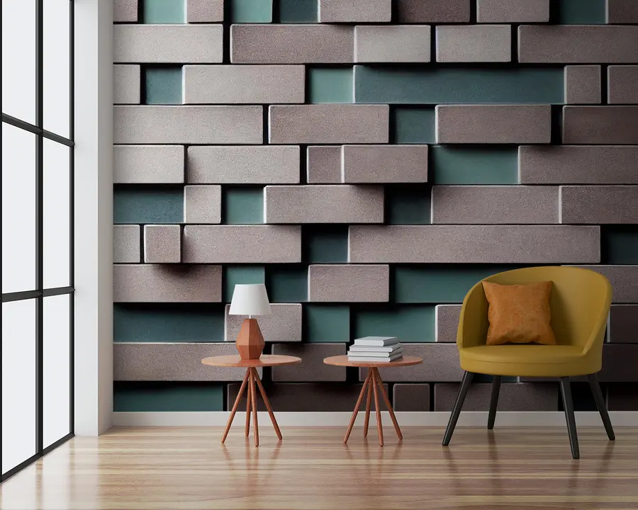 wall murals Property, rectangle e azure u93411