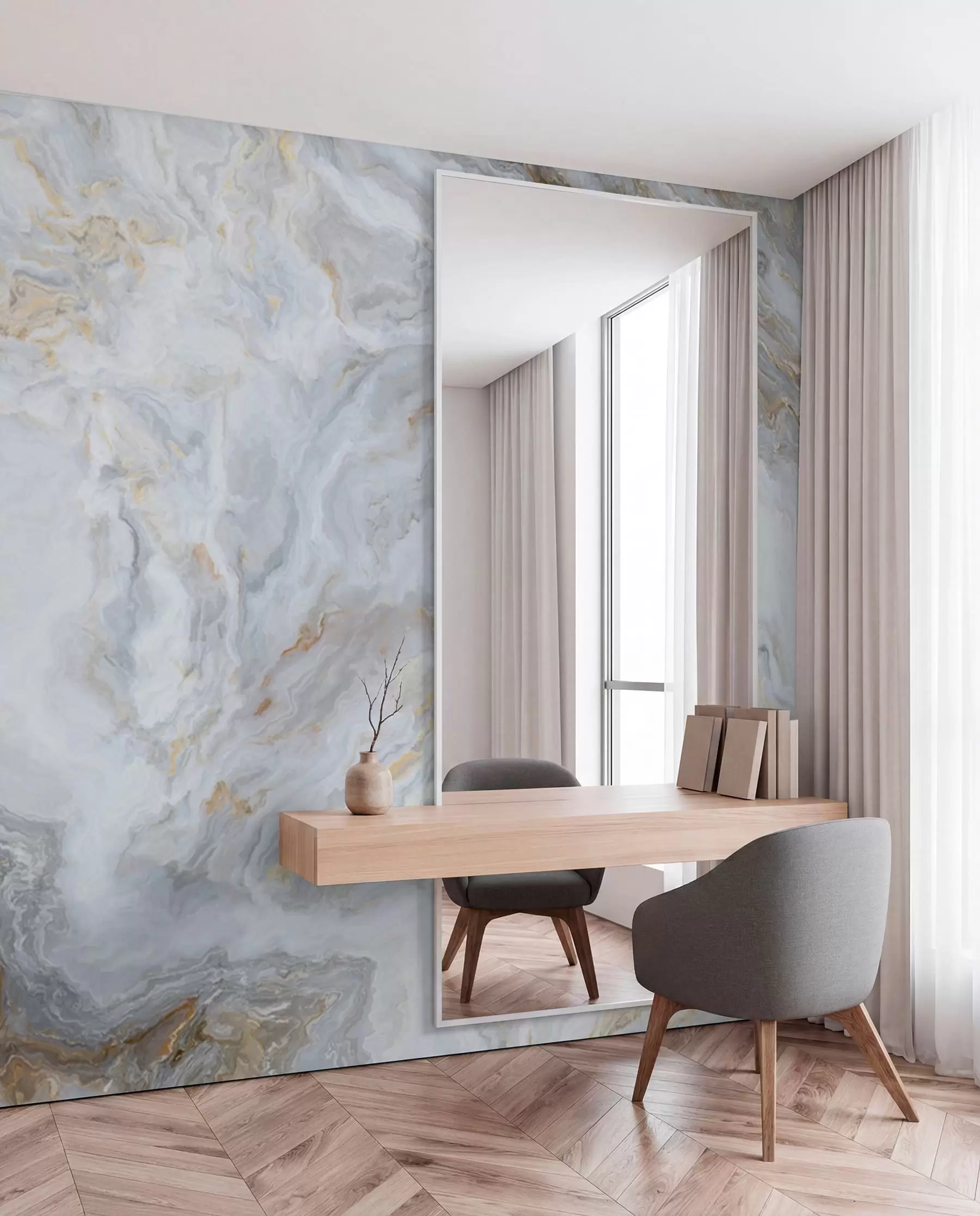 wall murals Water, textile e fluid u93422