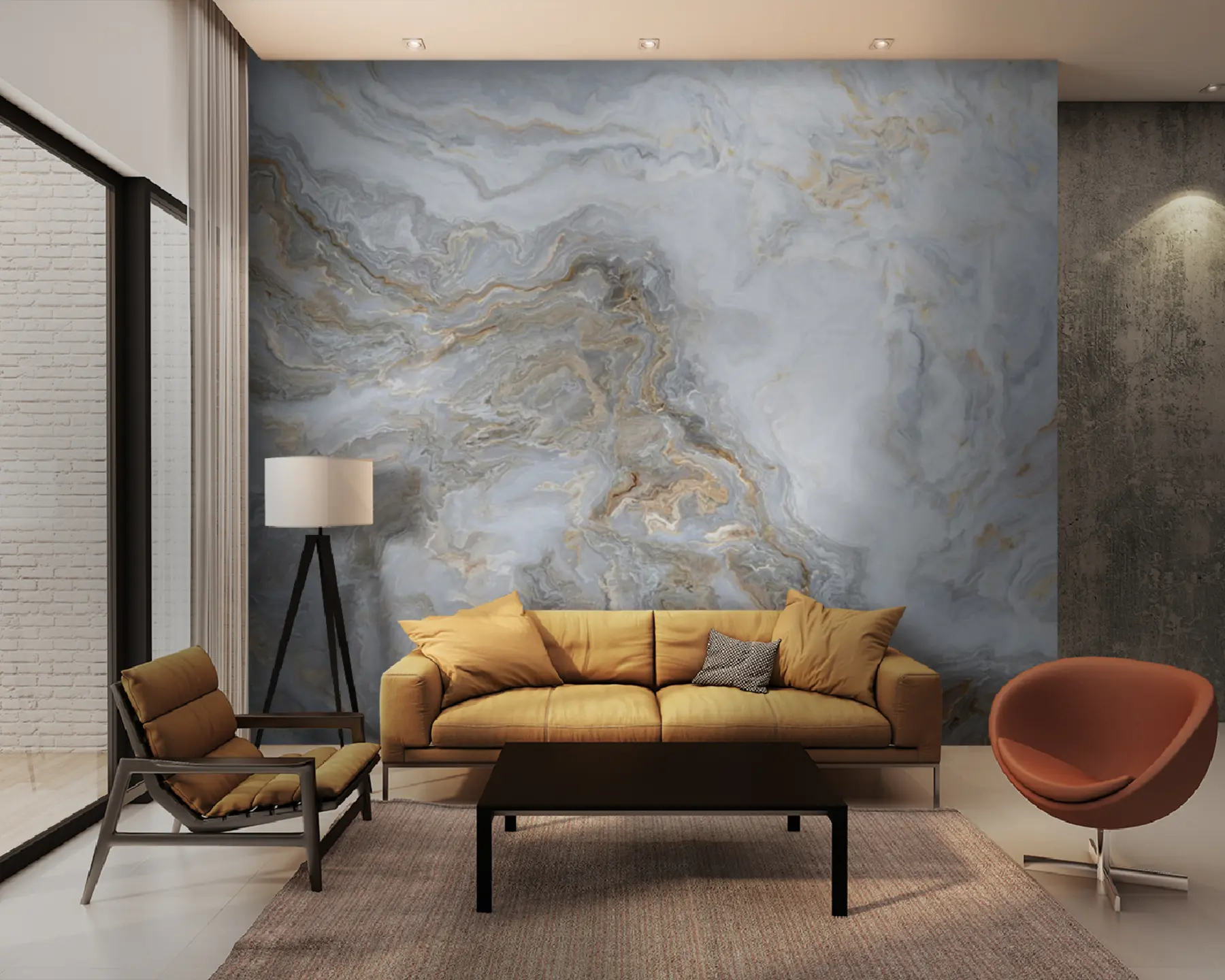 wall murals Water, textile e fluid u93422