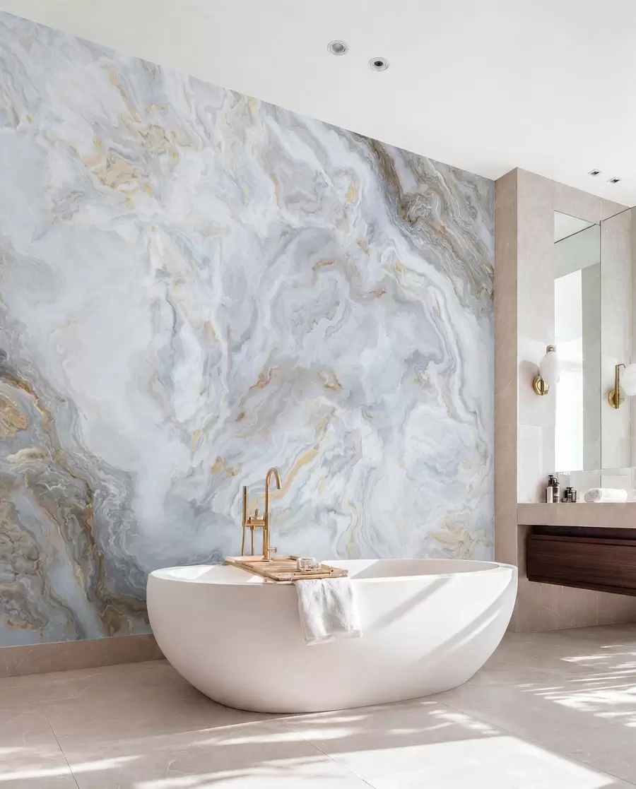 wall murals Water, textile e fluid u93422