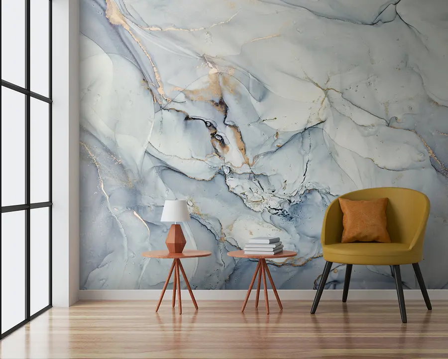 peintures murales La calotte glaciaire, la neige et la fonte u93432