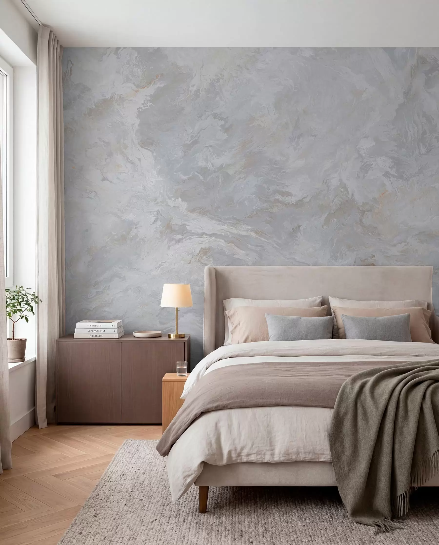 wall murals Pale Mineral Wash u93434