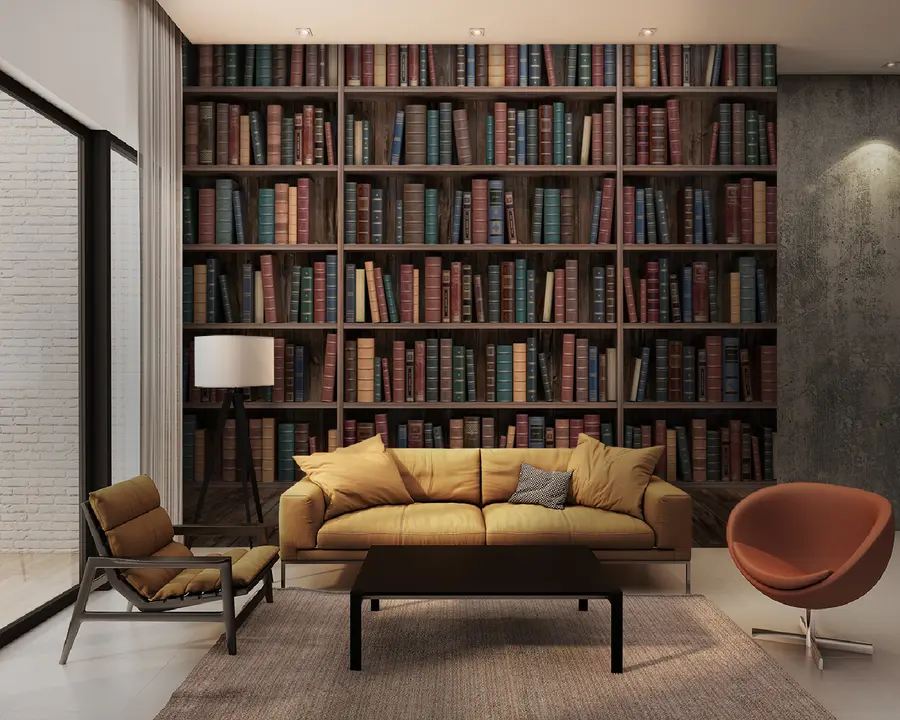 murales Impresionante biblioteca u93501