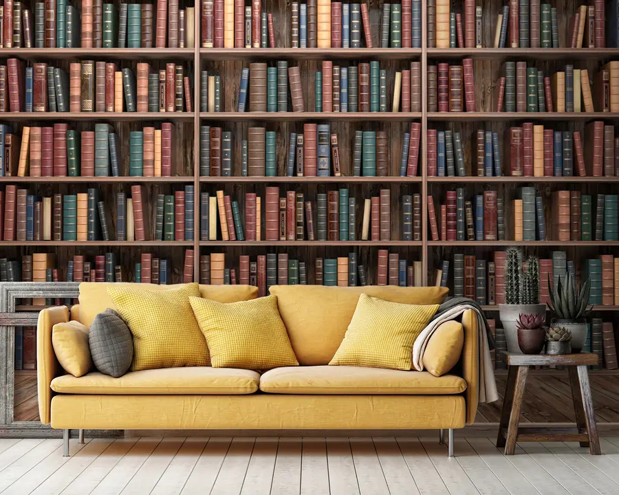 Wall Mural Photo Wallpaper Impressive Library u93501