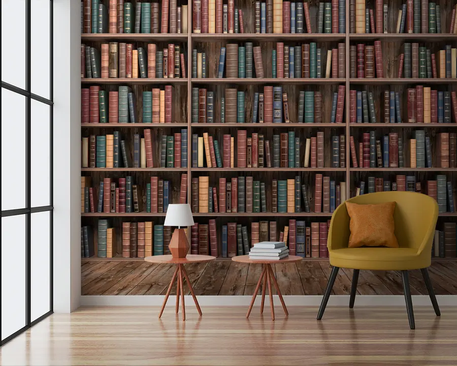 murales Impresionante biblioteca u93501