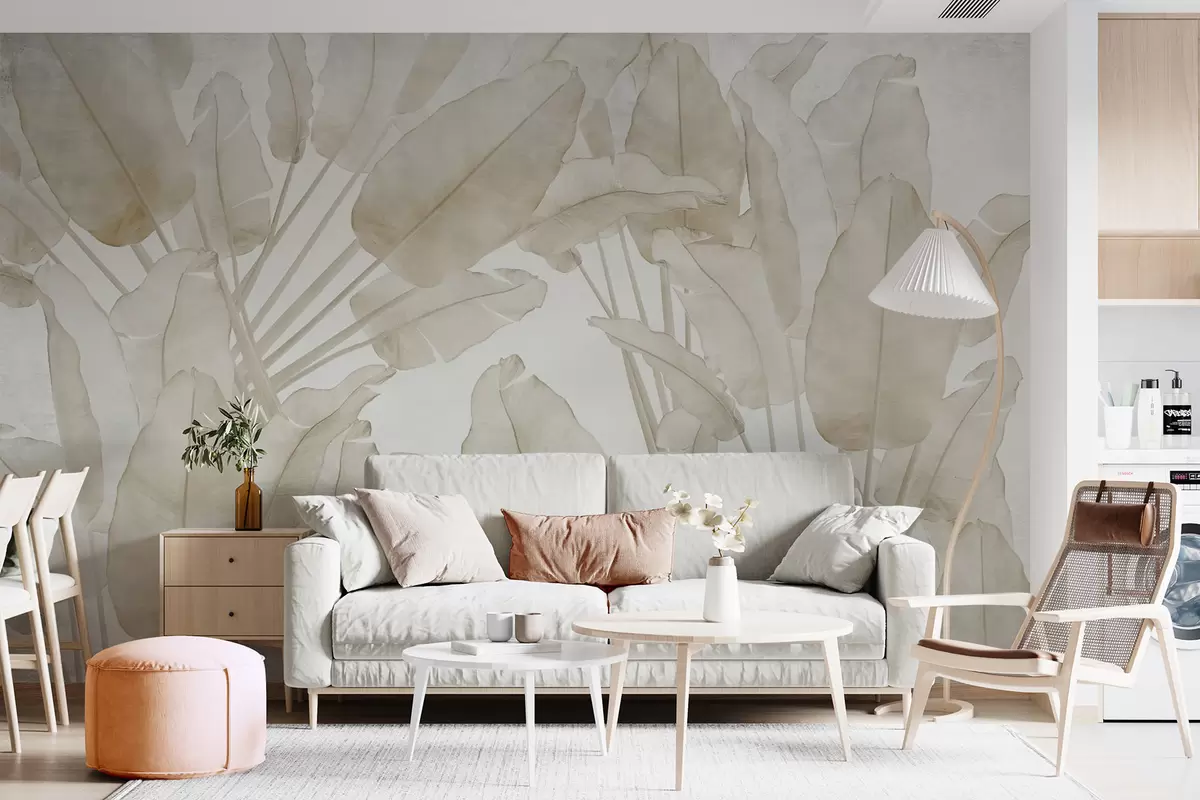 Wall Mural Photo Wallpaper Banana leaves trend u73963