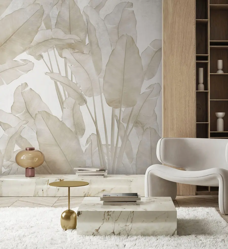 murales La moda de las hojas de plátano u73963