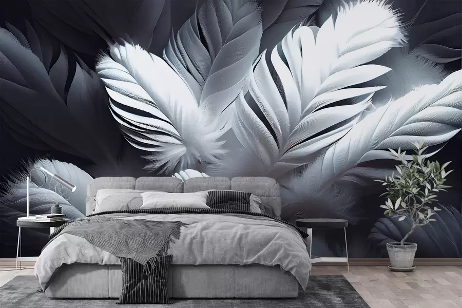 murales Plumas brillantes u73689