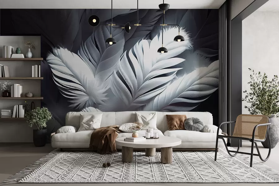 murales Plumas brillantes u73689