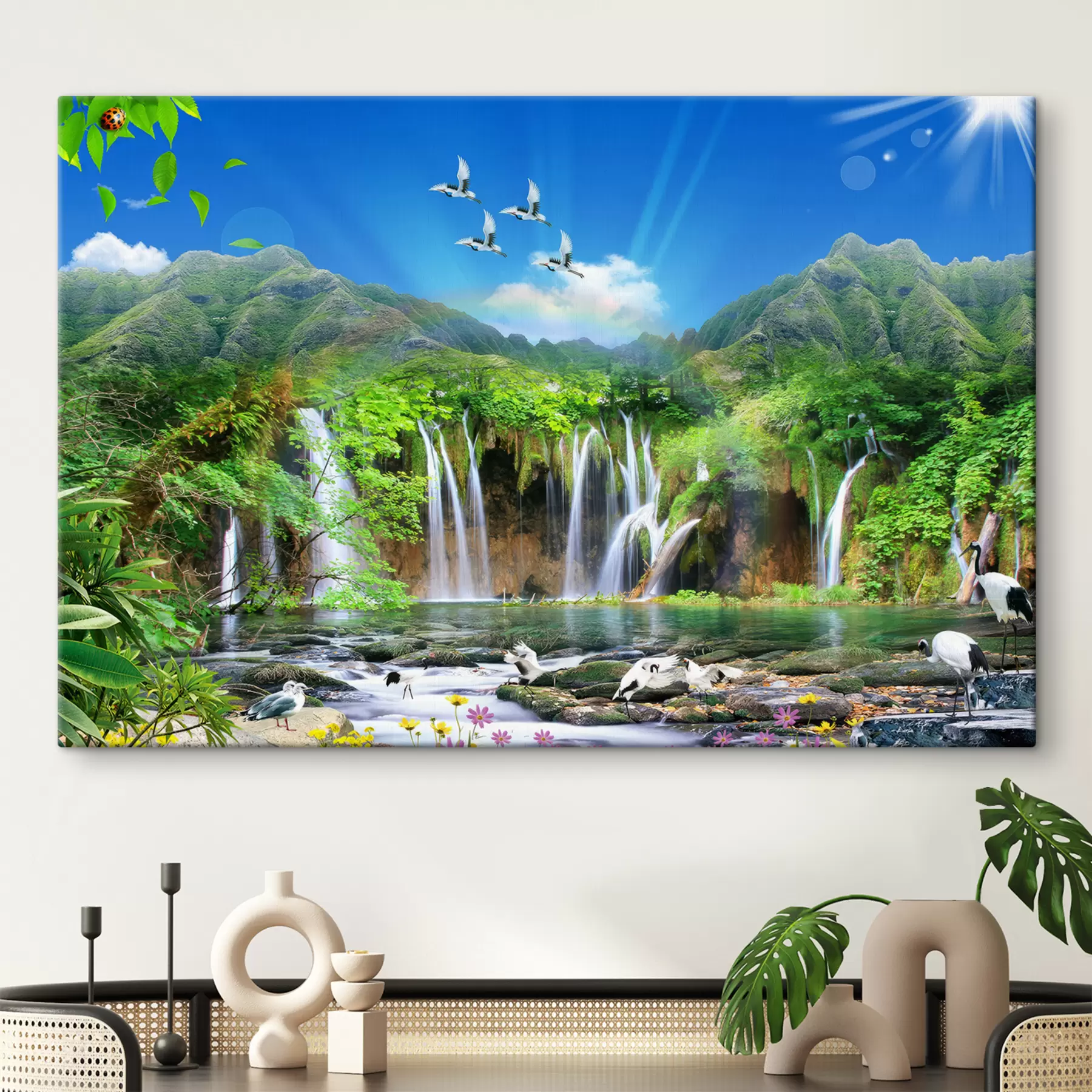 murales Agua, cielo y nubes s03428