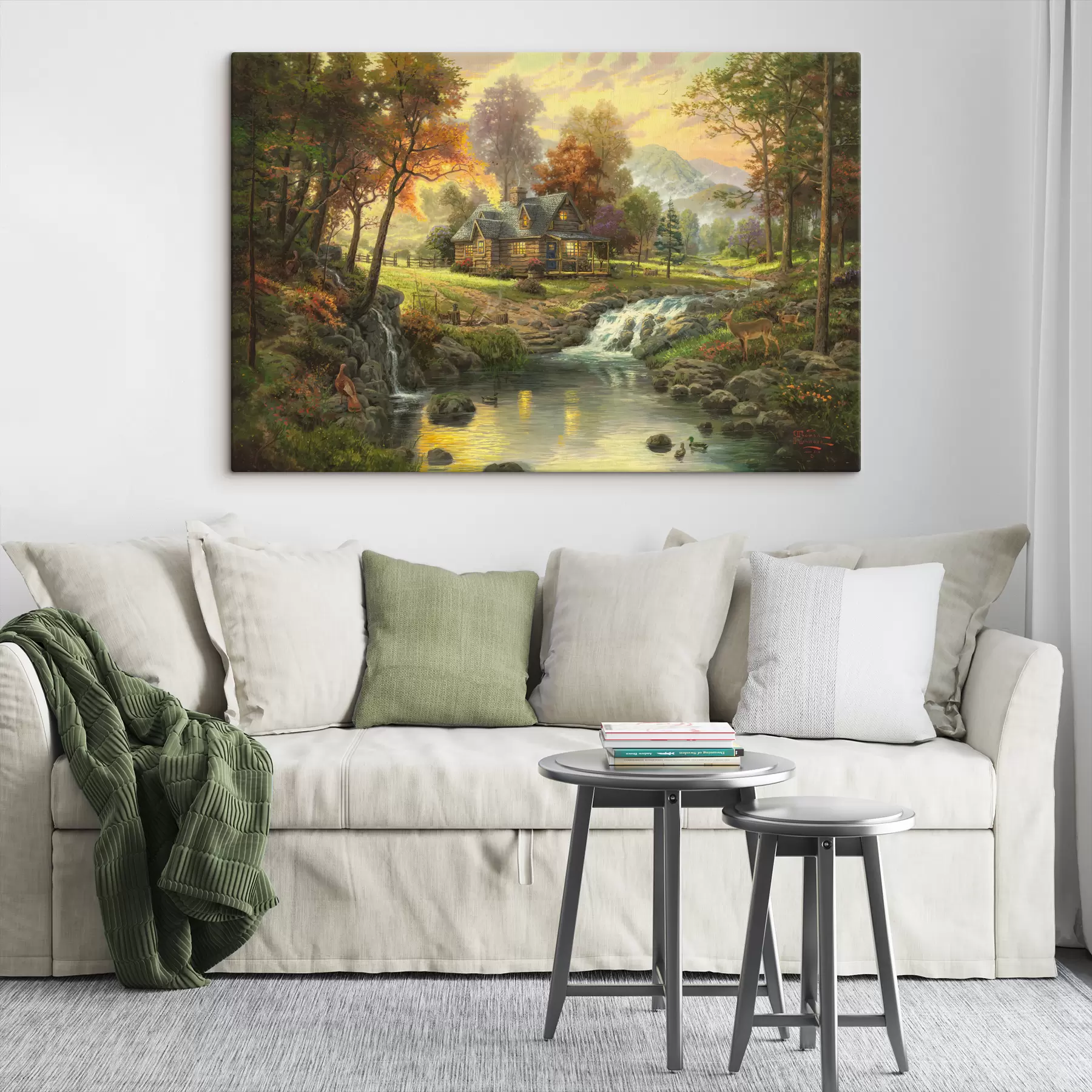 wall murals Water, plant and natural landscape s15161