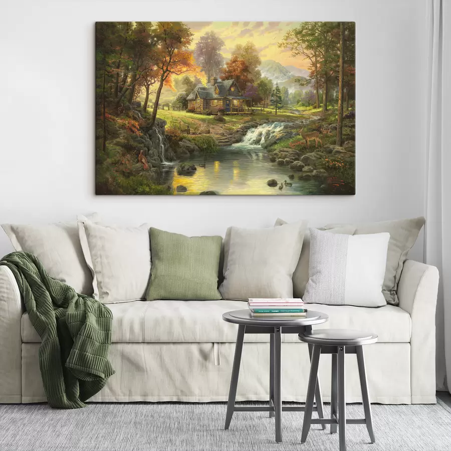 wall murals Water, plant and natural landscape s15161