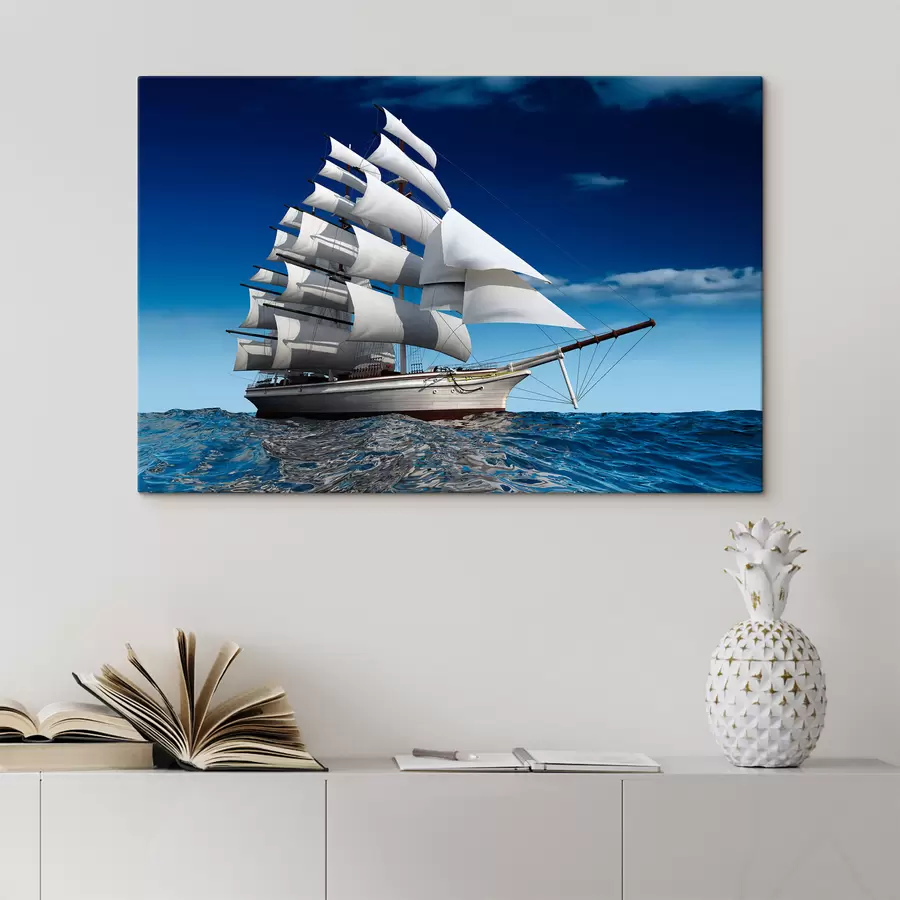 wall murals Water, boat and sky s18347