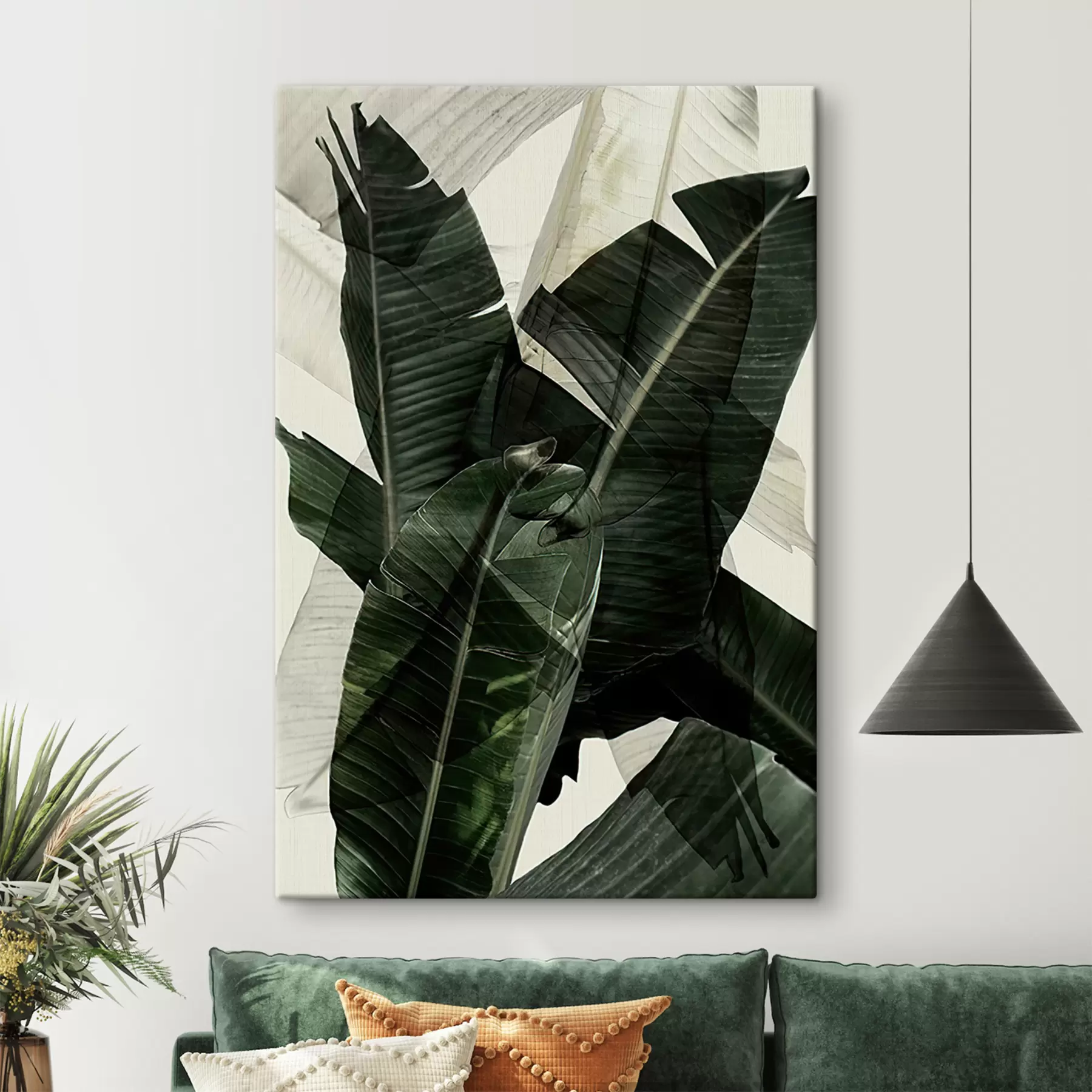 wall murals Plant, terrestrial plant and banana leaf s21747