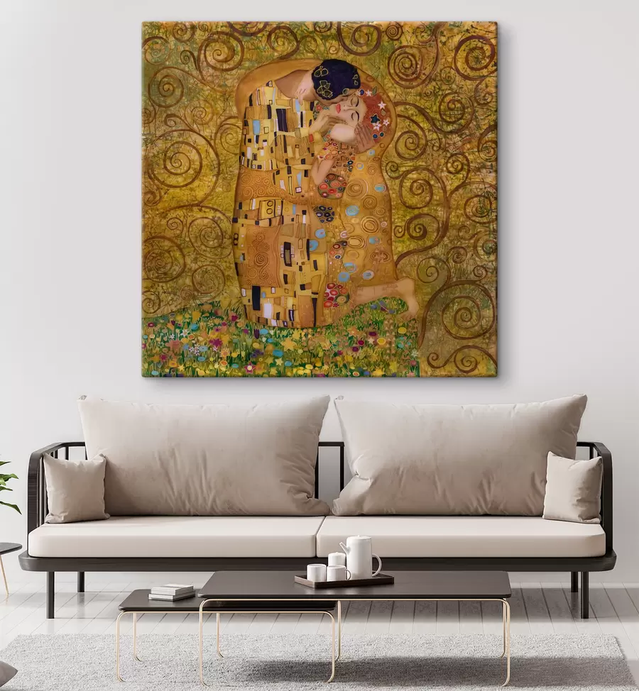 wall murals The Kiss, Gustav Klimt s27031