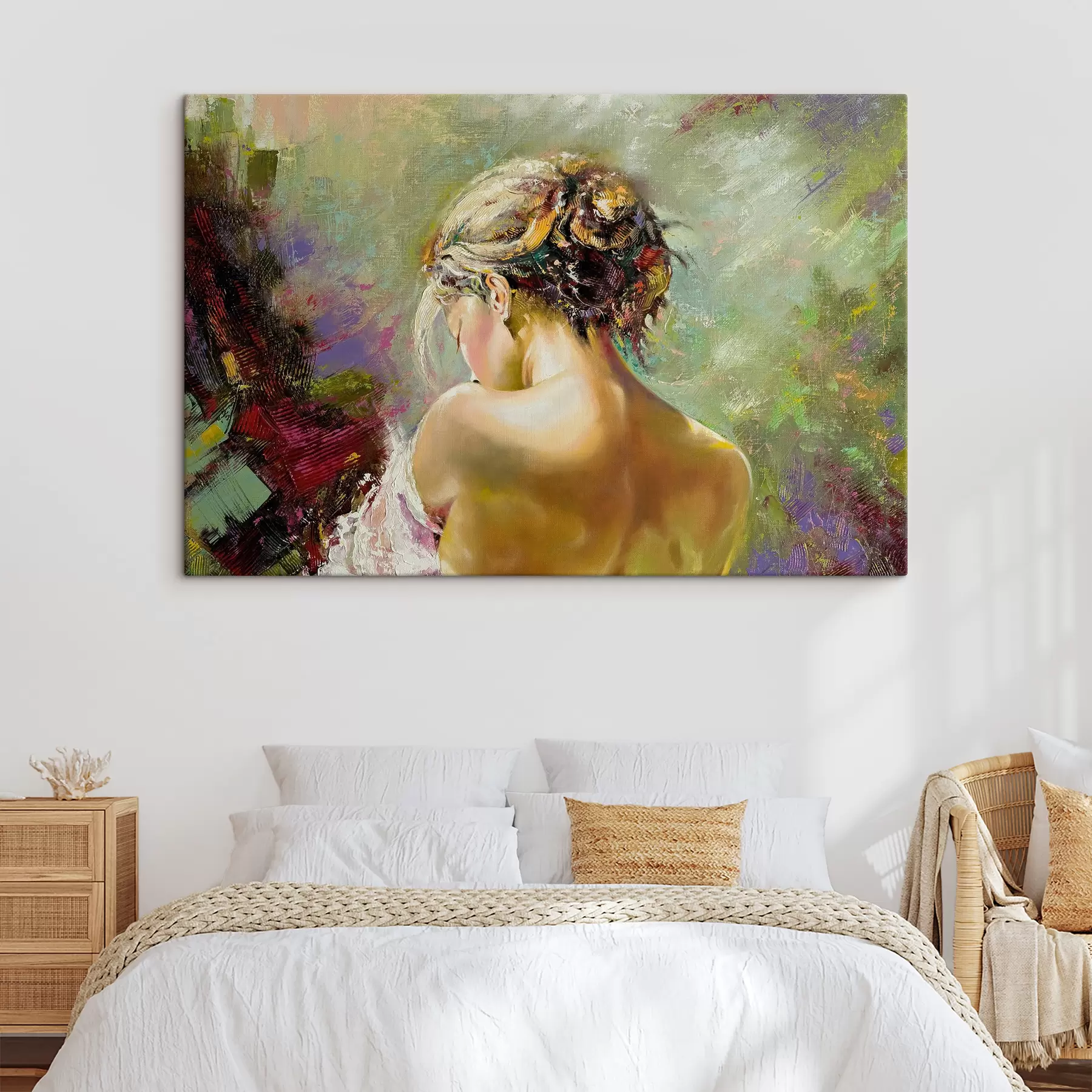 wall murals Head, people in nature and paint s27105