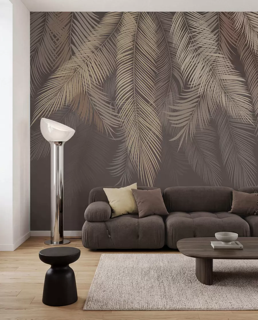 Wall Mural Photo Wallpaper Plant, outerwear and wood u48556v1