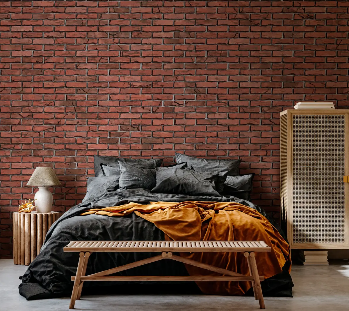 Wall mural 3D brick wall