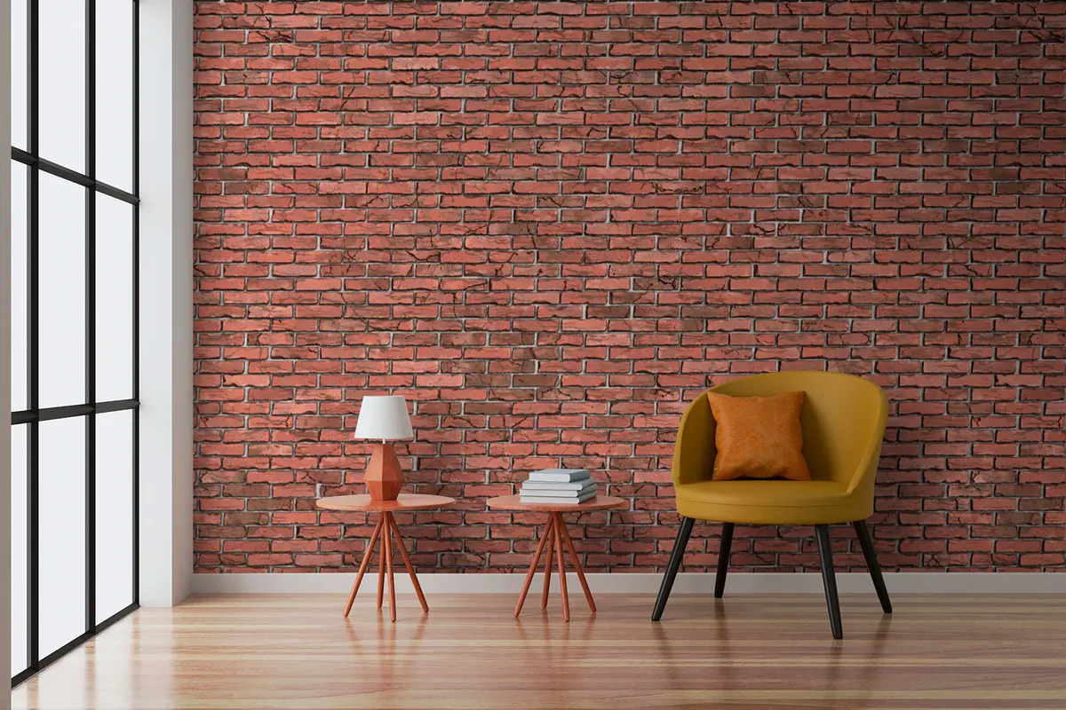 Wall mural 3D brick wall