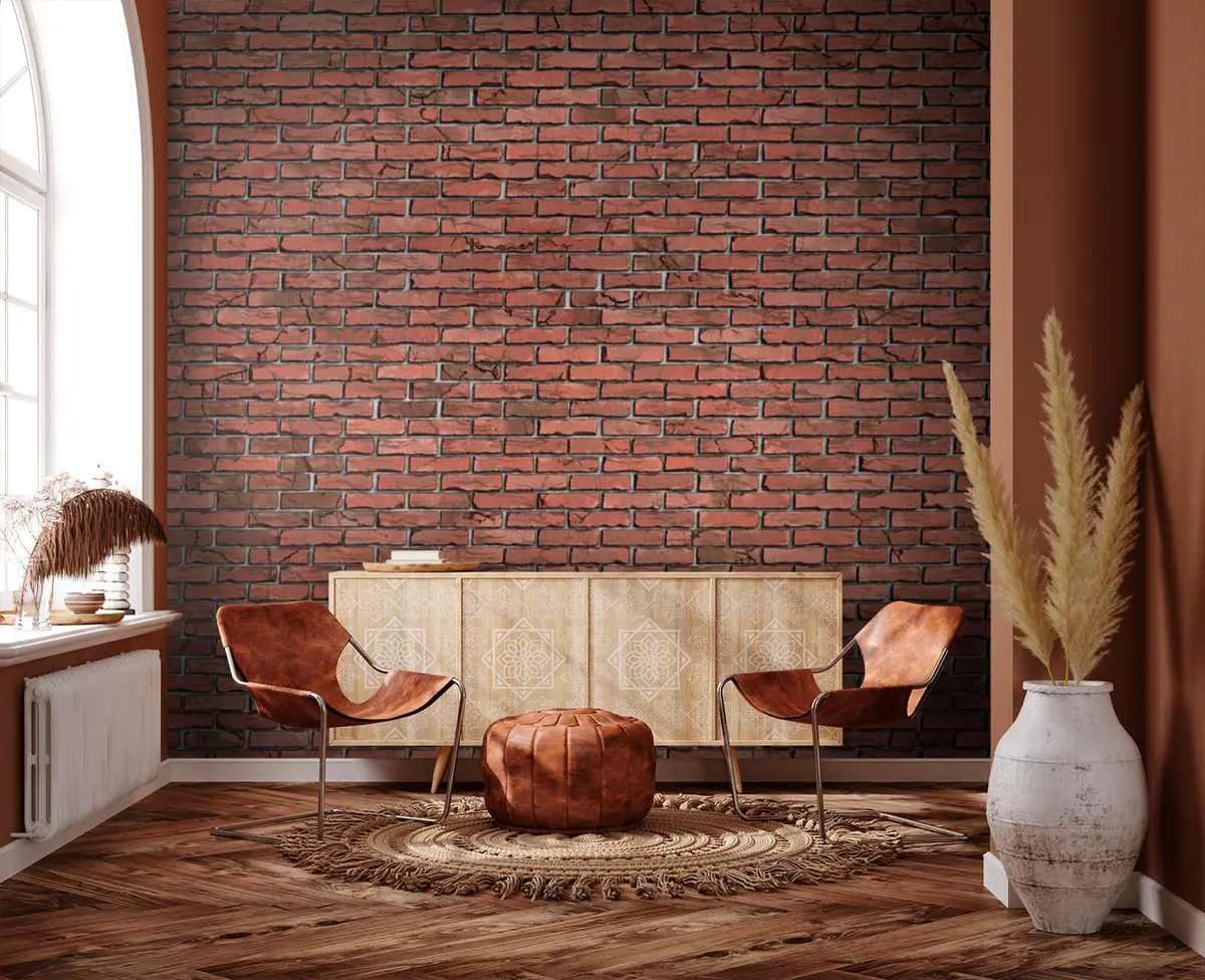 Wall mural 3D brick wall