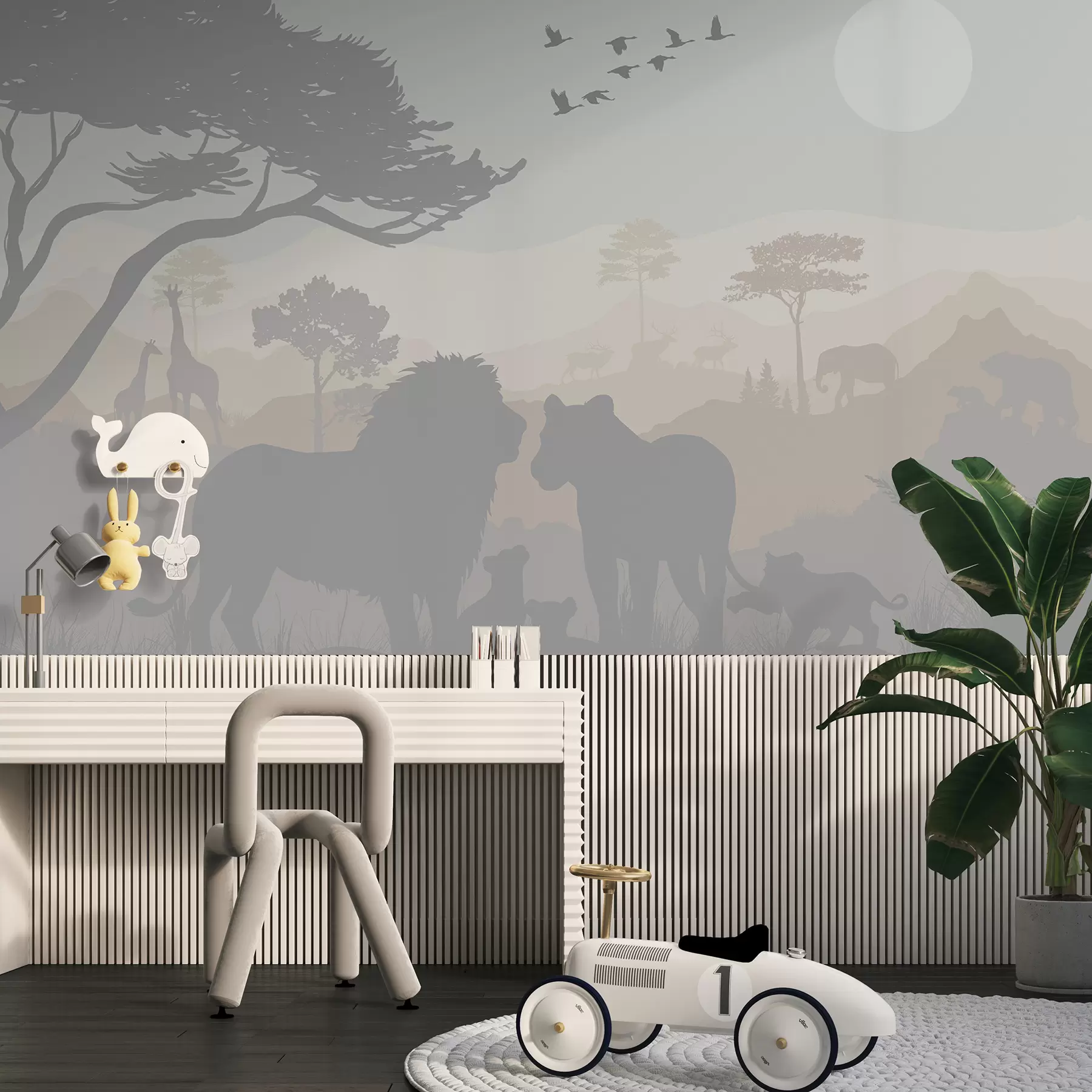 peintures murales Safari u93761