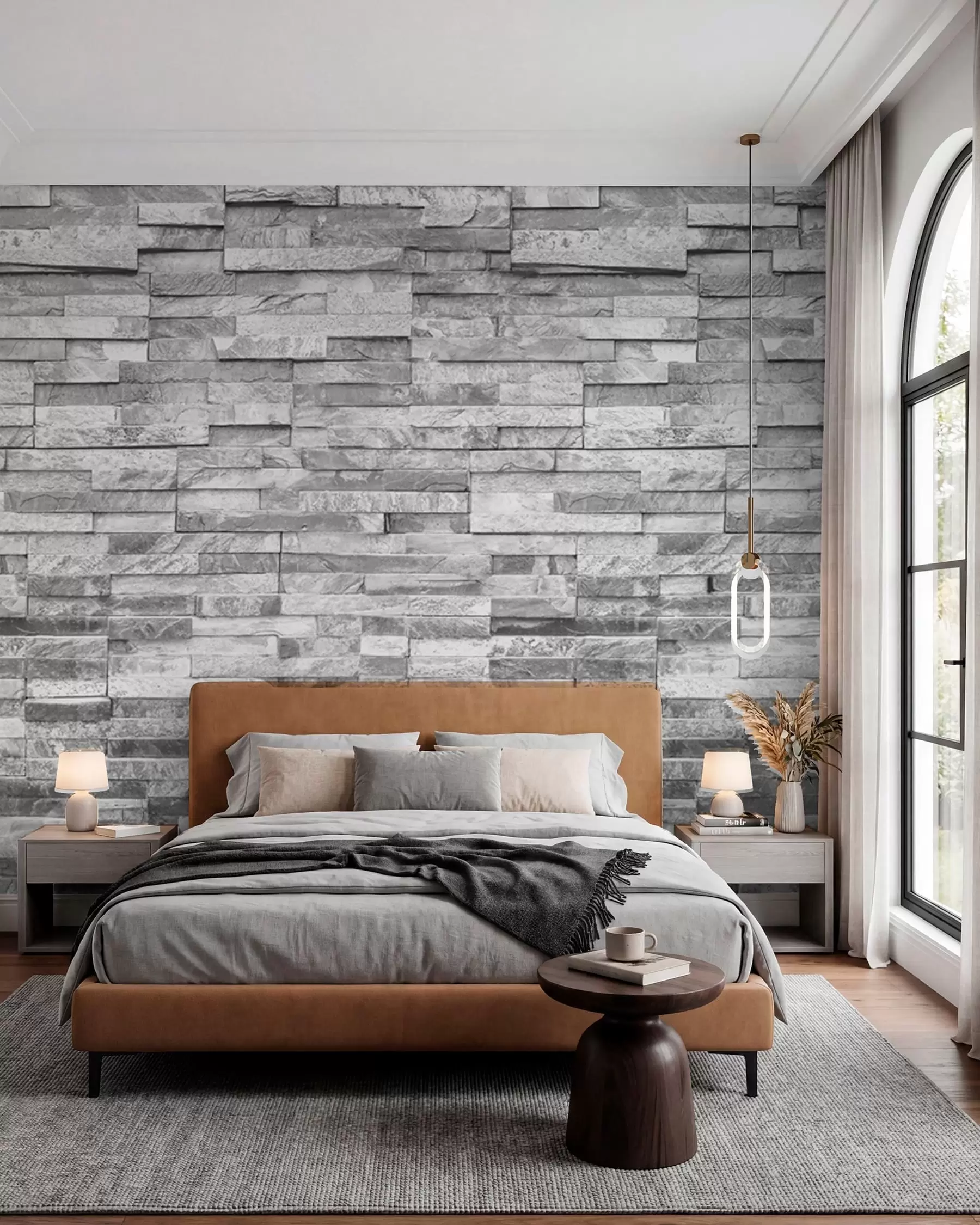 peintures murales Gris brique u74255