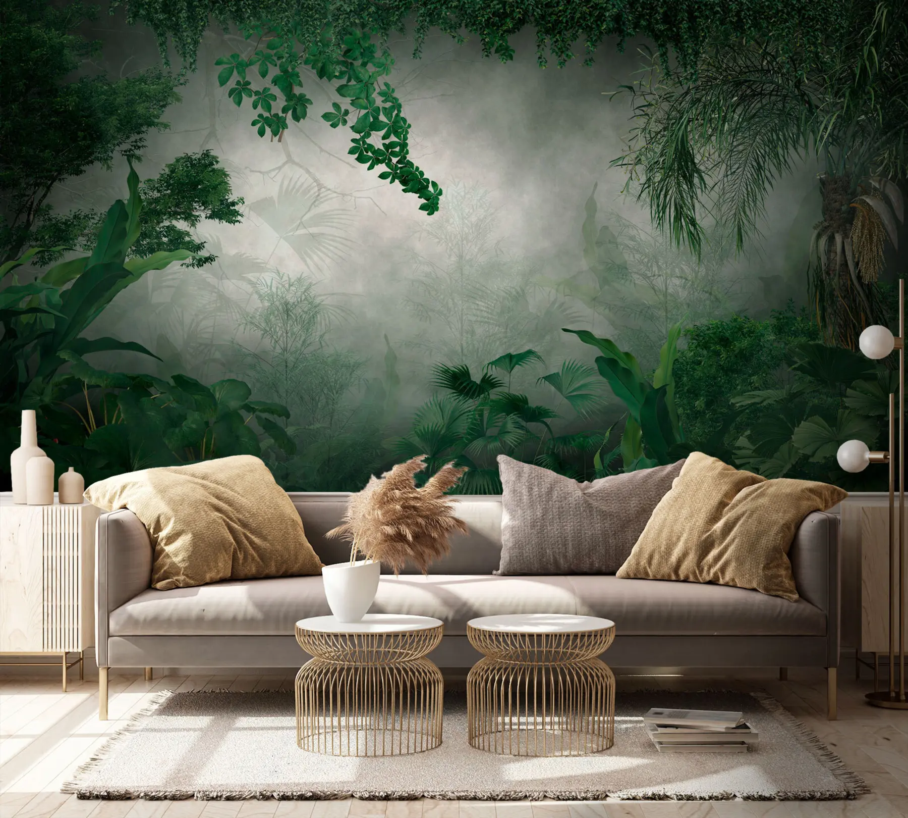 Wall Mural Photo Wallpaper Mysterious jungle u74409