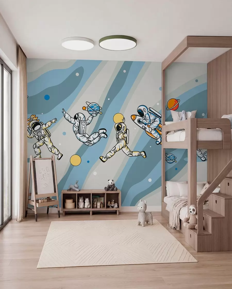 peintures murales Jeux dans le cosmos u93828