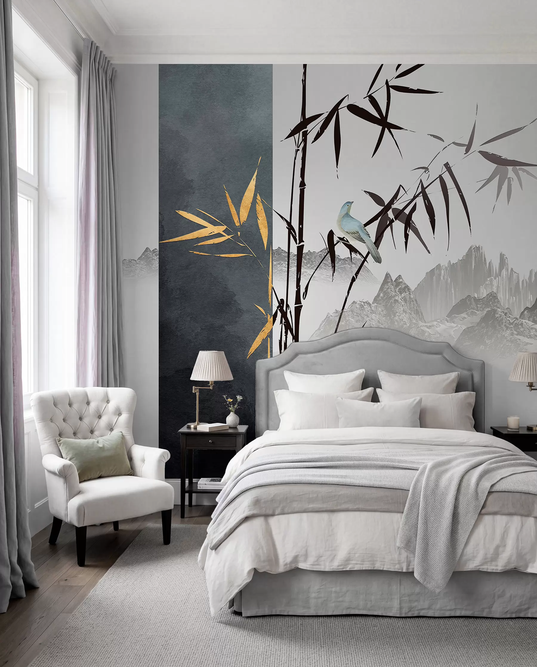 Wall Mural Photo Wallpaper Bird on a branch u93849
