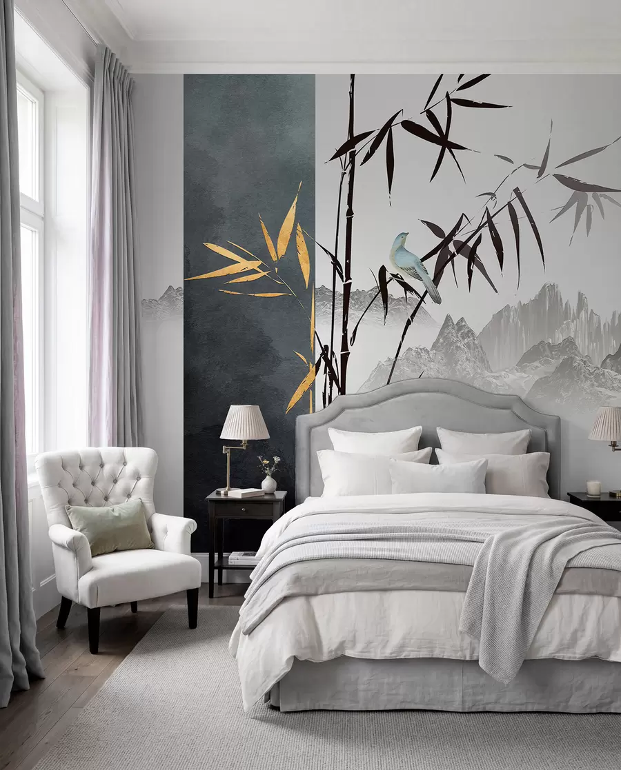 Wall Mural Photo Wallpaper Bird on a branch u93849