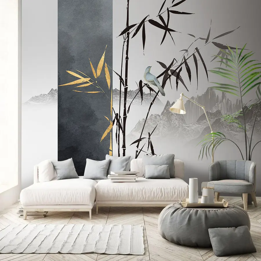 wall murals Bird on a branch u93849