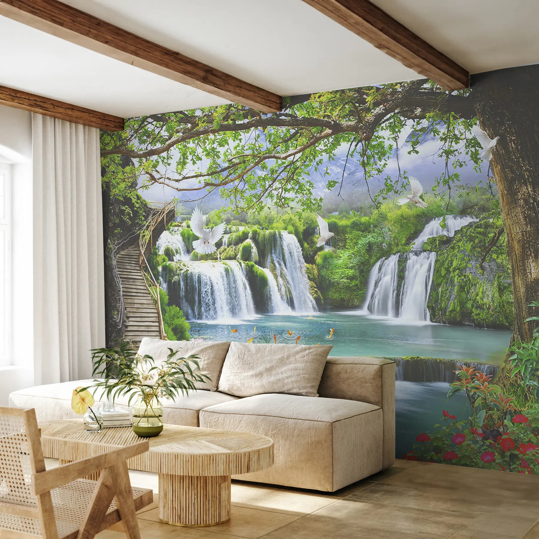 Wall Mural Photo Wallpaper Water, plant and water resources u11152