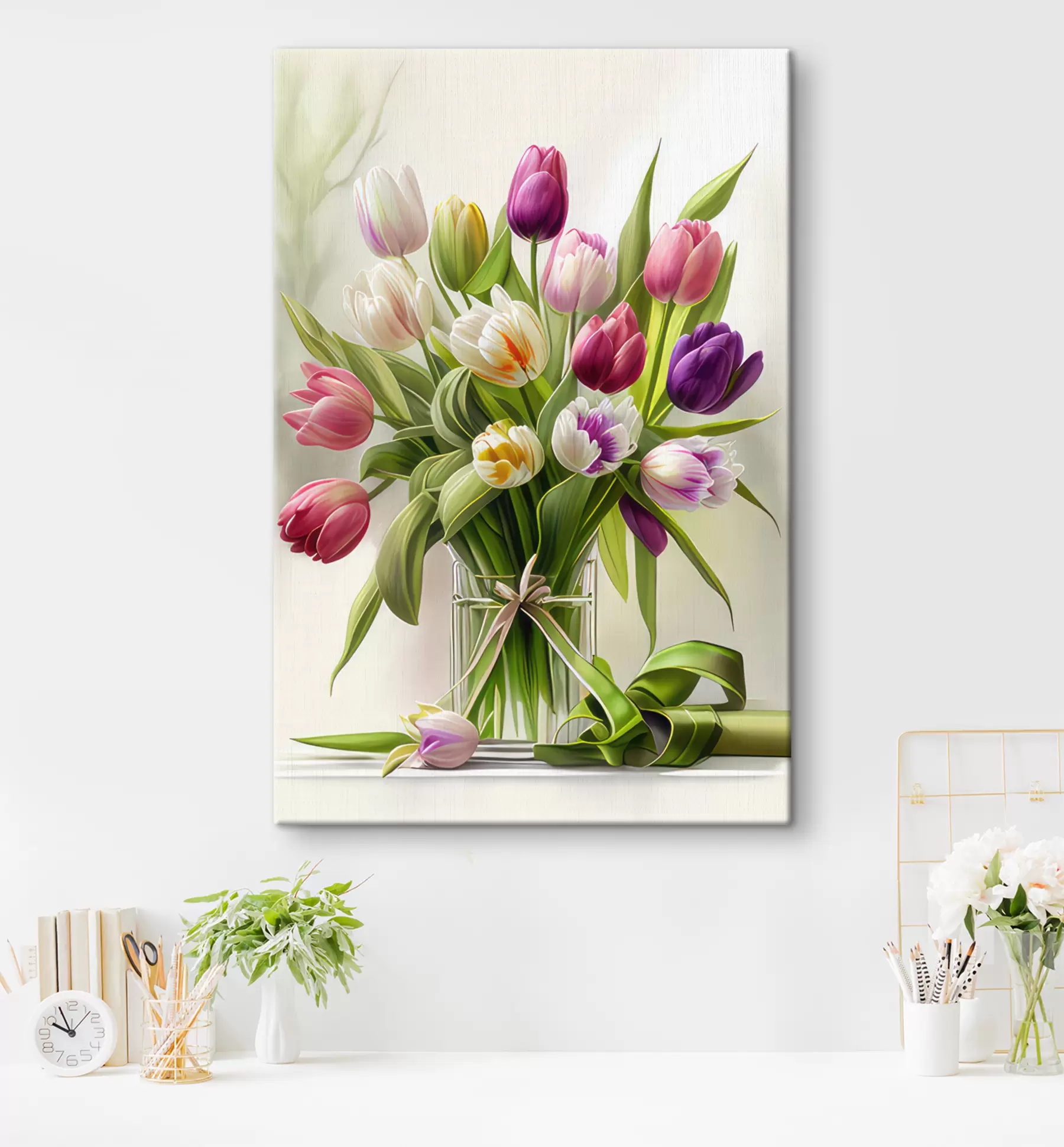 wall murals Flower, plant and flowerpot s31219